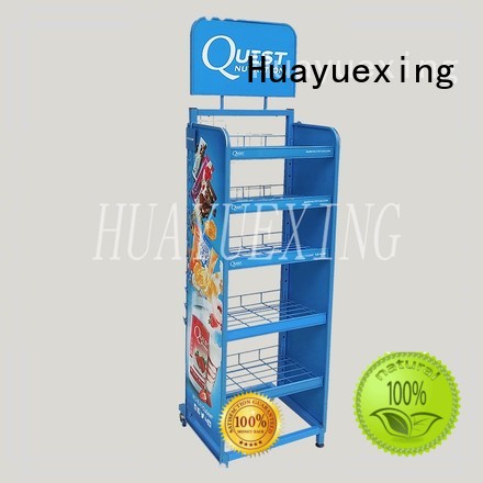 Find Floor Stand Metal Pos Snacks Display Rack Hyx 002 Manufacture