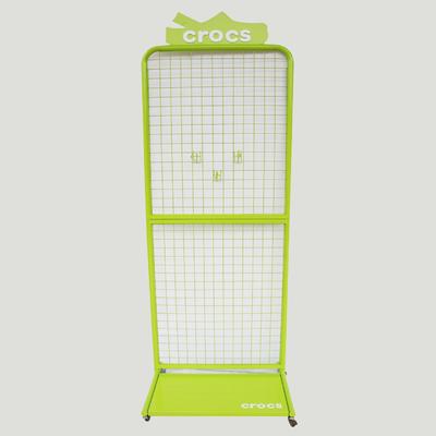 Point of sale gridwall panel display stand with base